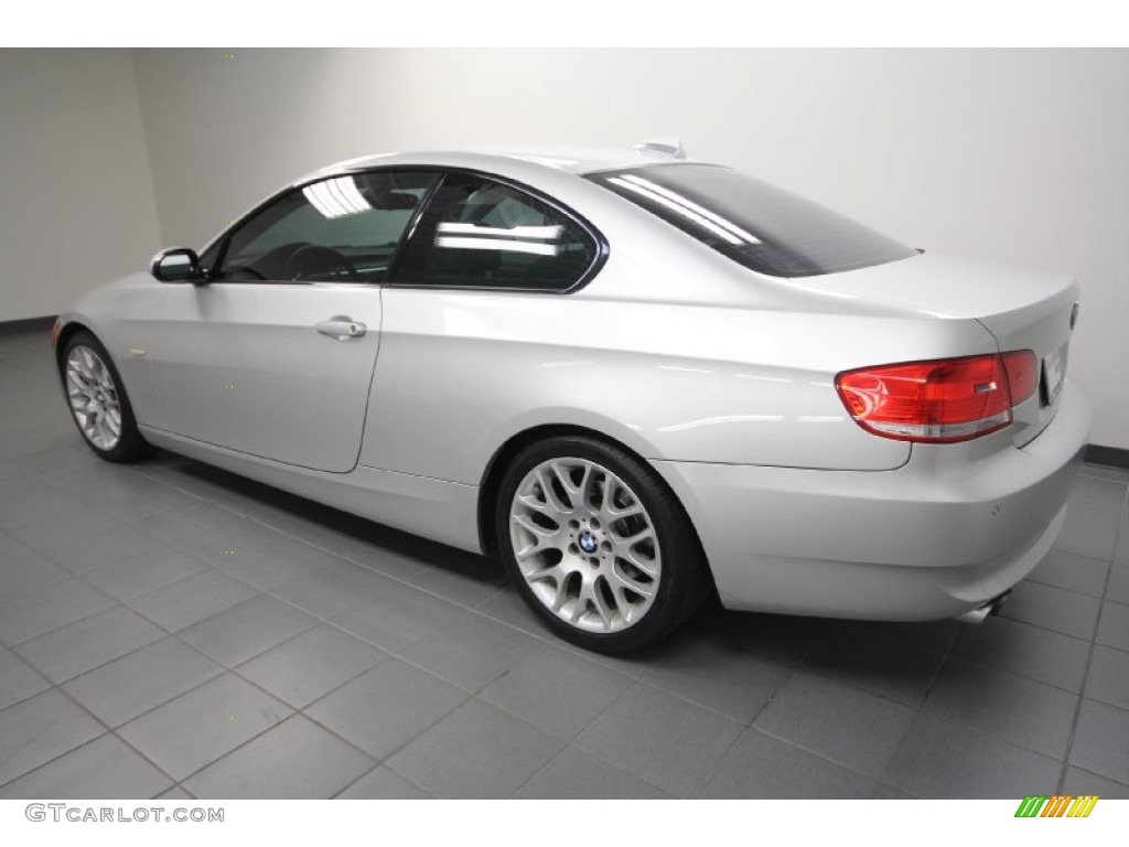 2009 3 Series 328i Coupe - Titanium Silver Metallic / Grey photo #5