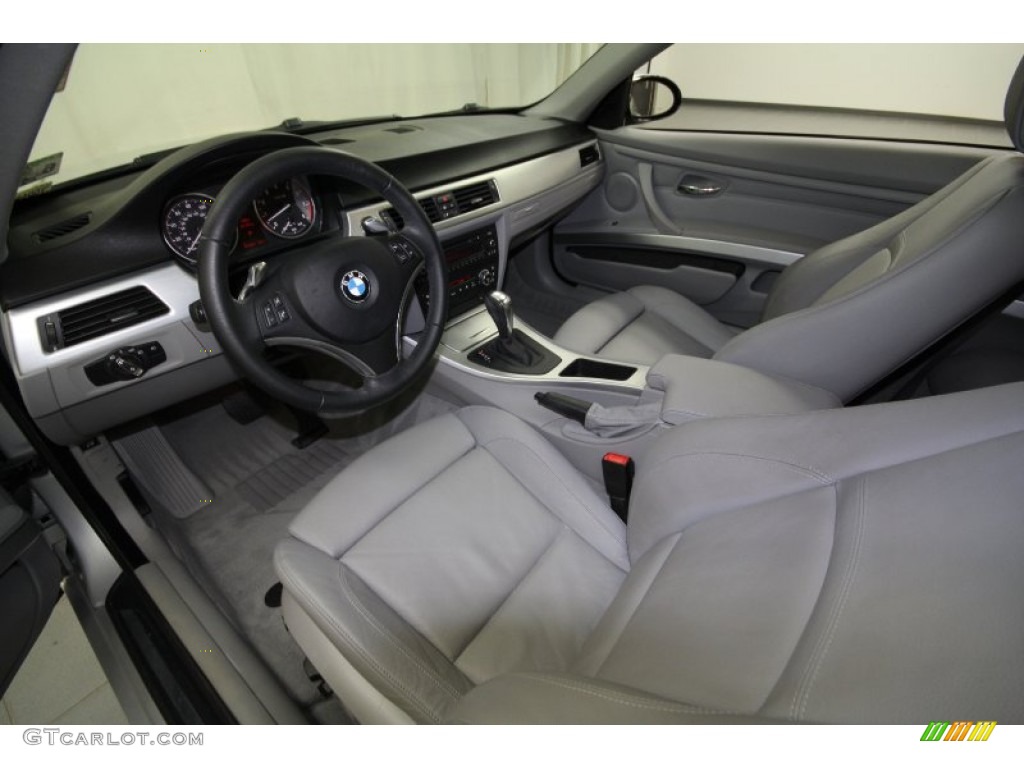 2009 3 Series 328i Coupe - Titanium Silver Metallic / Grey photo #15