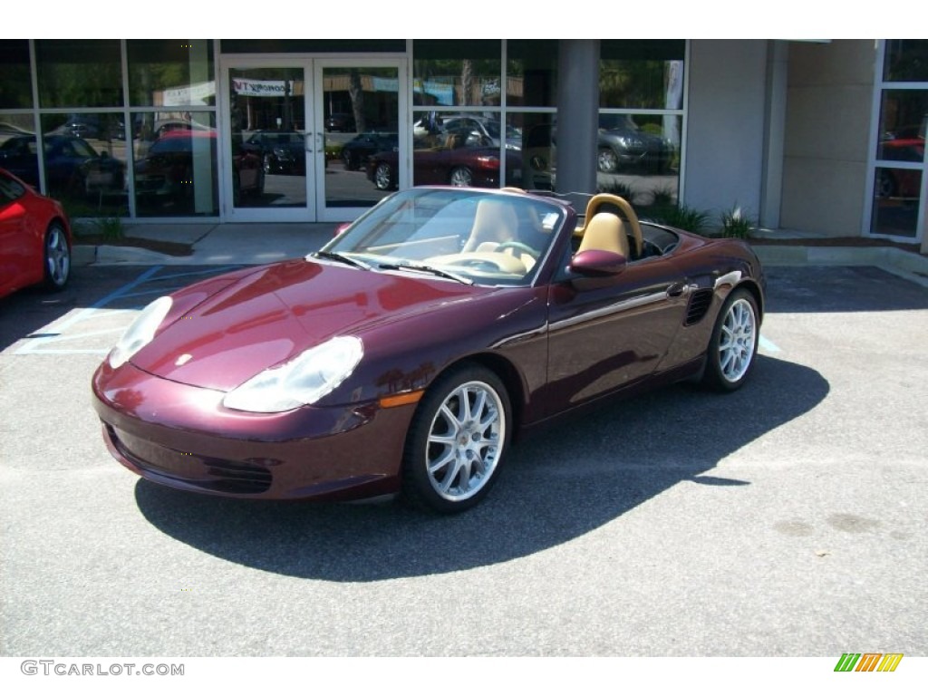 2004 Boxster  - Carmon Red Metallic / Savanna Beige photo #11