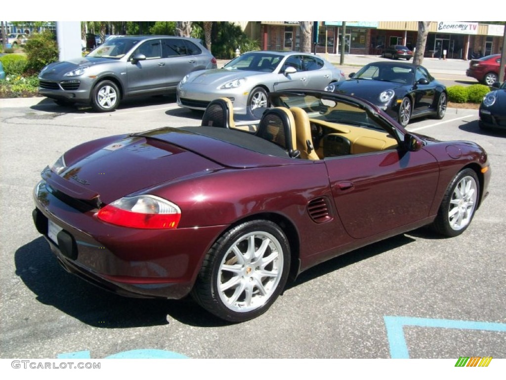 2004 Boxster  - Carmon Red Metallic / Savanna Beige photo #20