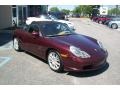 Carmon Red Metallic 2004 Porsche Boxster Standard Boxster Model Exterior