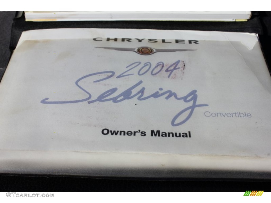 2004 Sebring LXi Convertible - Bright Silver Metallic / Dark Slate Gray photo #4