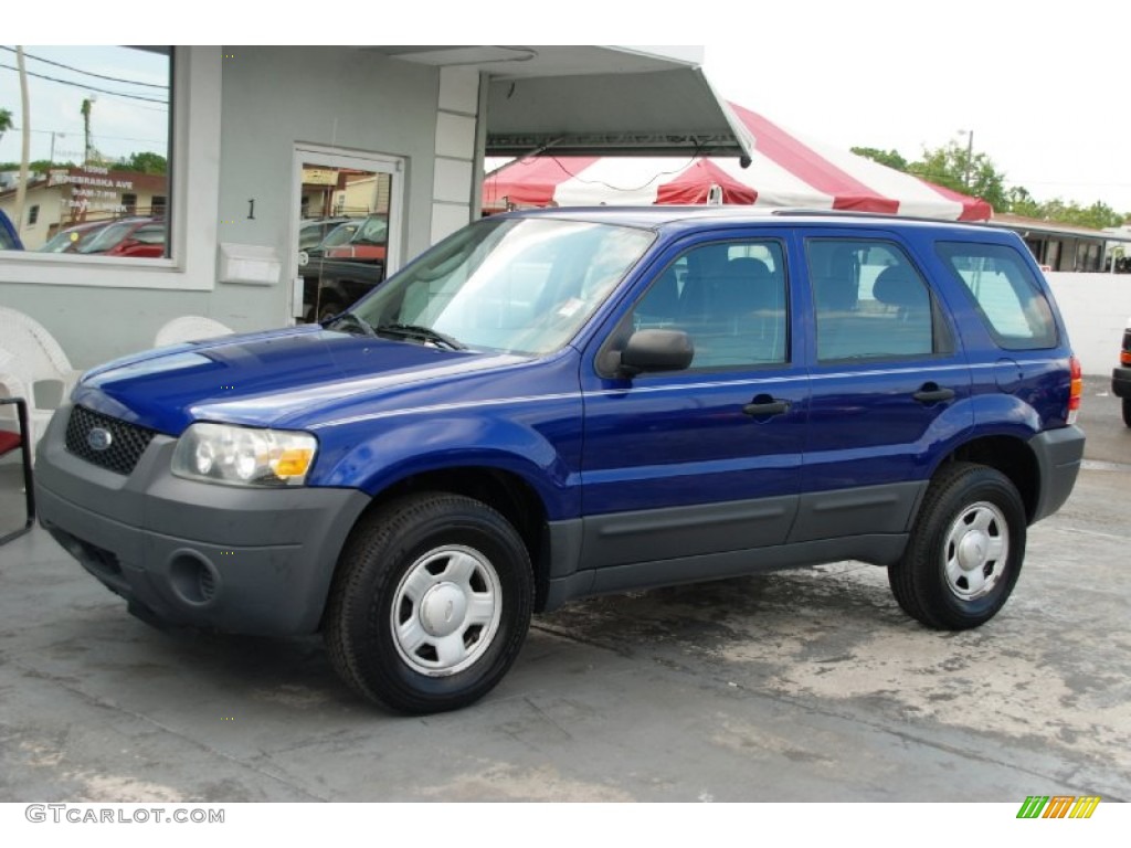 2005 Escape XLS - Sonic Blue Metallic / Medium/Dark Flint Grey photo #1