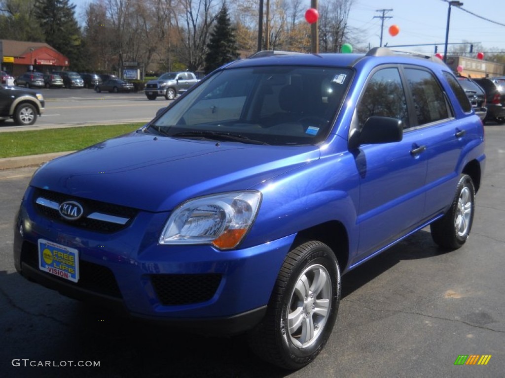 2009 Sportage LX - Smart Blue / Black photo #1