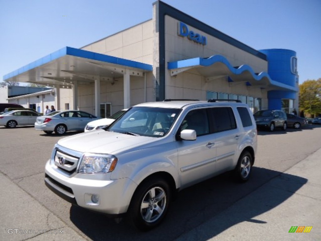 2009 Pilot EX 4WD - Billet Silver Metallic / Gray photo #1