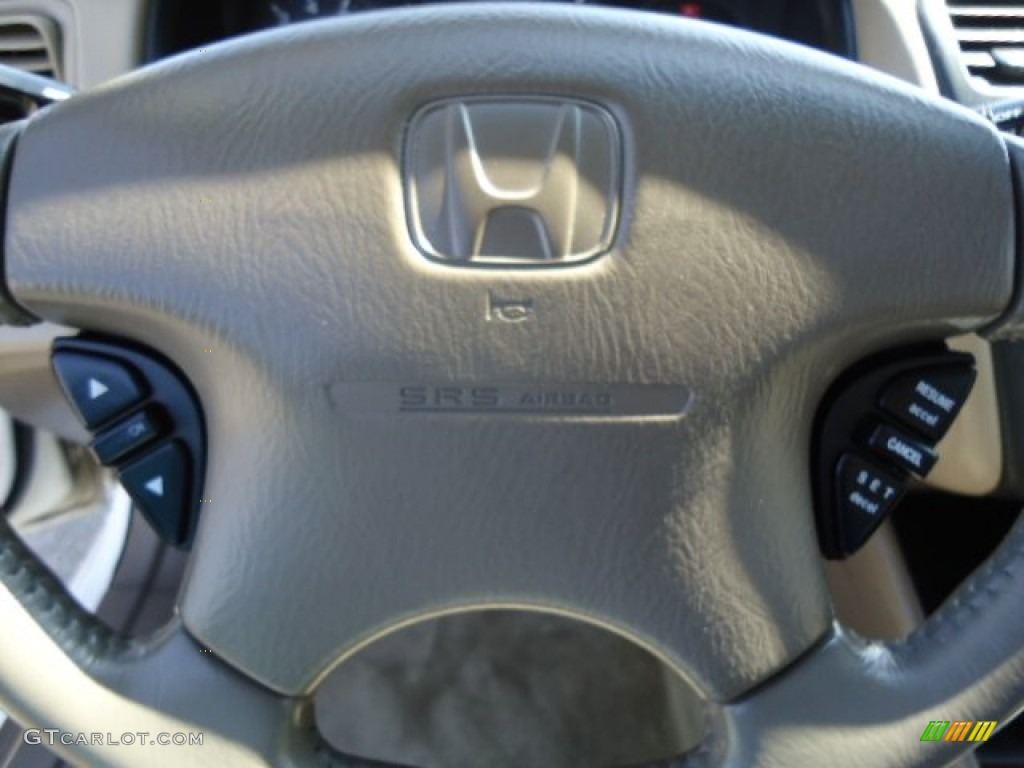2002 Accord EX V6 Sedan - Taffeta White / Ivory photo #18