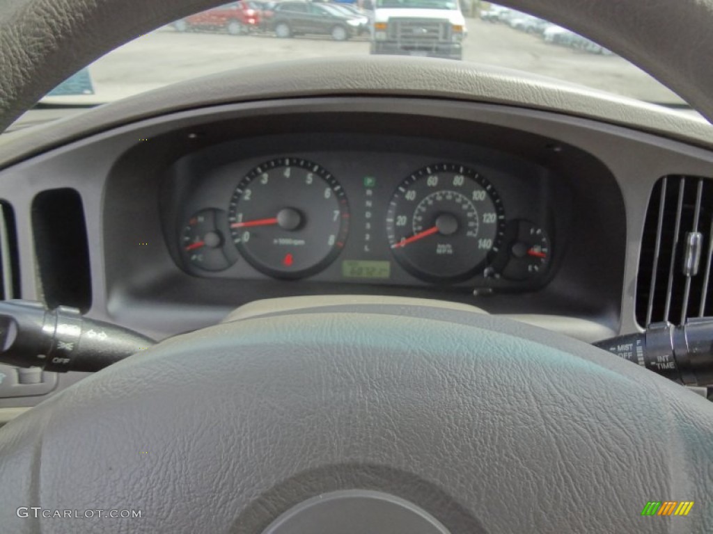 2006 Elantra GLS Sedan - Nordic White / Beige photo #11
