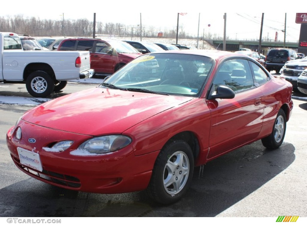 1999 Escort ZX2 Coupe - Bright Red / Medium Graphite photo #1