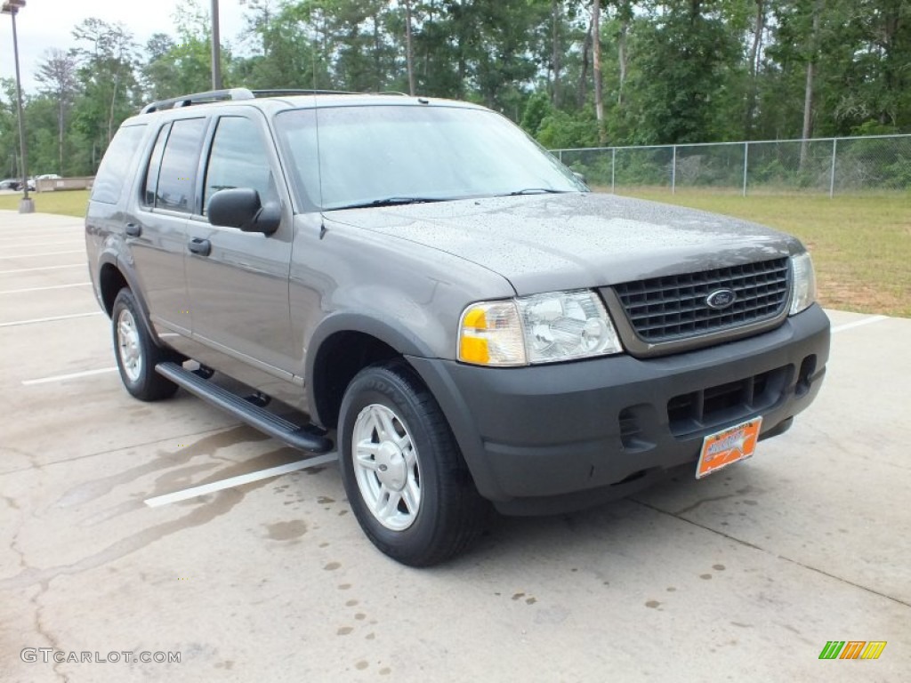 2003 Explorer XLS - Mineral Grey Metallic / Medium Parchment Beige photo #1