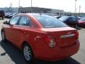 Inferno Orange Metallic - Sonic LT Sedan Photo No. 6