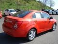 Inferno Orange Metallic - Sonic LT Sedan Photo No. 8