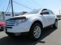 2010 White Suede Ford Edge SEL  photo #1