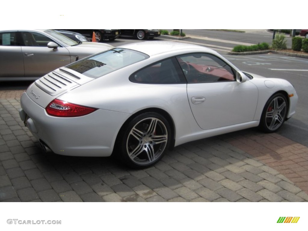 2009 911 Carrera S Coupe - Carrara White / Carrera Red photo #11