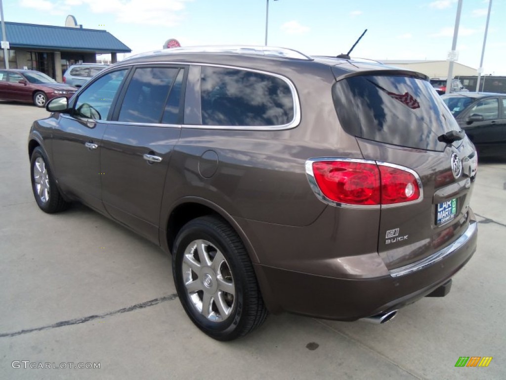 2008 Enclave CXL AWD - Cocoa Metallic / Cashmere/Cocoa photo #33