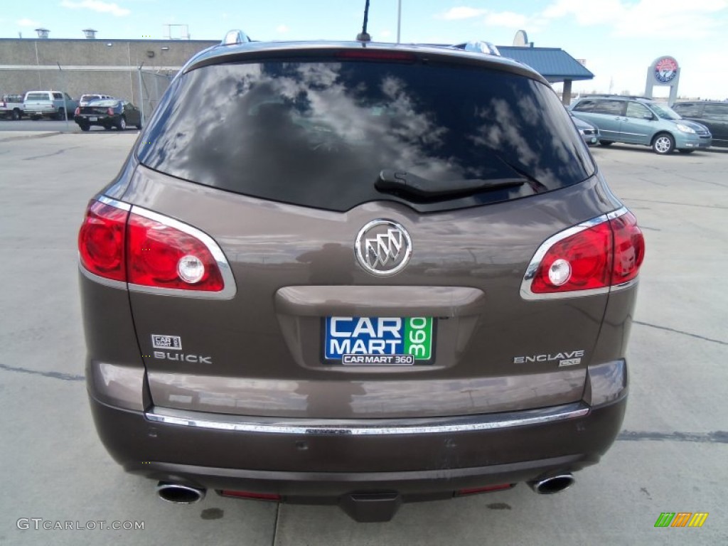 2008 Enclave CXL AWD - Cocoa Metallic / Cashmere/Cocoa photo #34