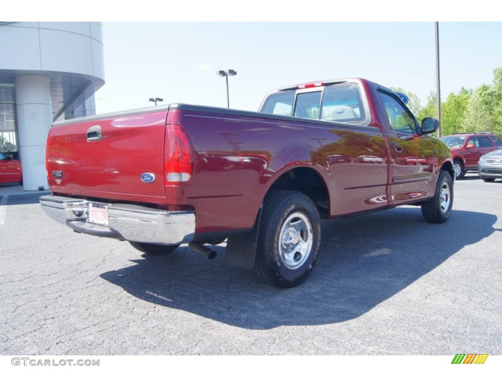 2003 F150 XLT Regular Cab - Toreador Red Metallic / Medium Graphite Grey photo #3
