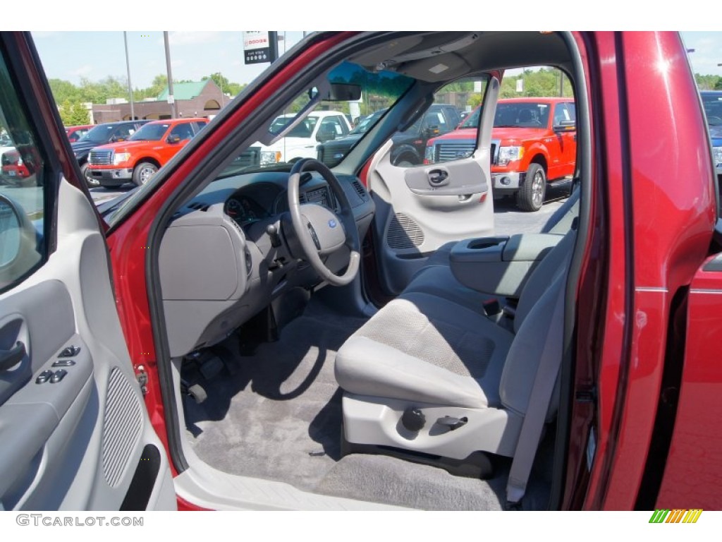 Medium Graphite Grey Interior 2003 Ford F150 XLT Regular Cab Photo #63875885