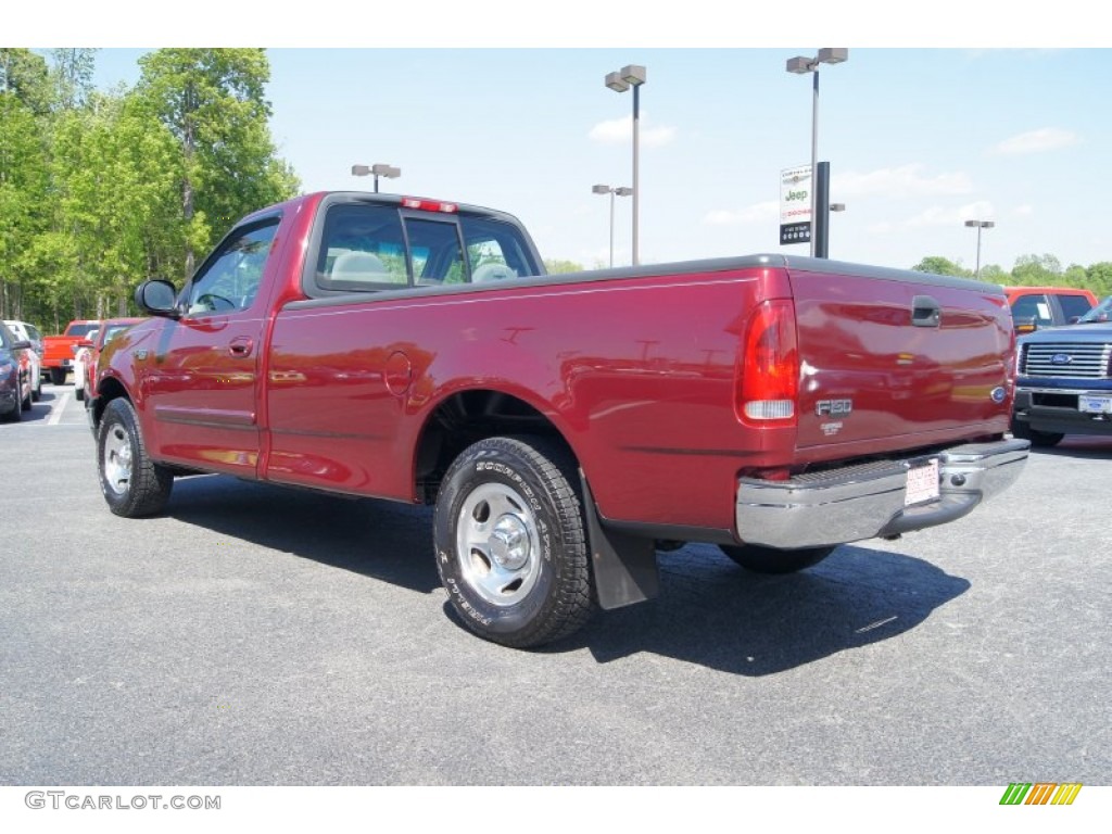 2003 F150 XLT Regular Cab - Toreador Red Metallic / Medium Graphite Grey photo #25