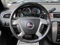 2008 GMC Sierra 2500HD Ebony Interior Steering Wheel Photo