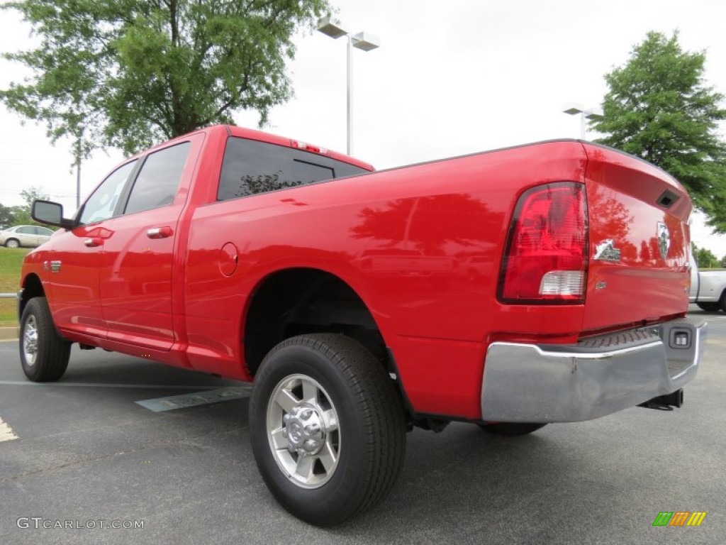 2012 Ram 2500 HD Big Horn Crew Cab 4x4 - Flame Red / Dark Slate/Medium Graystone photo #2