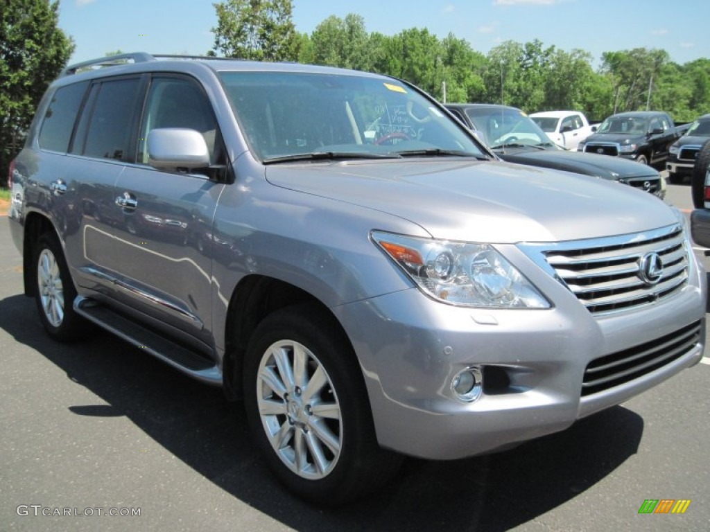 2008 LX 570 - Twilight Gray Metallic / Dark Gray photo #1