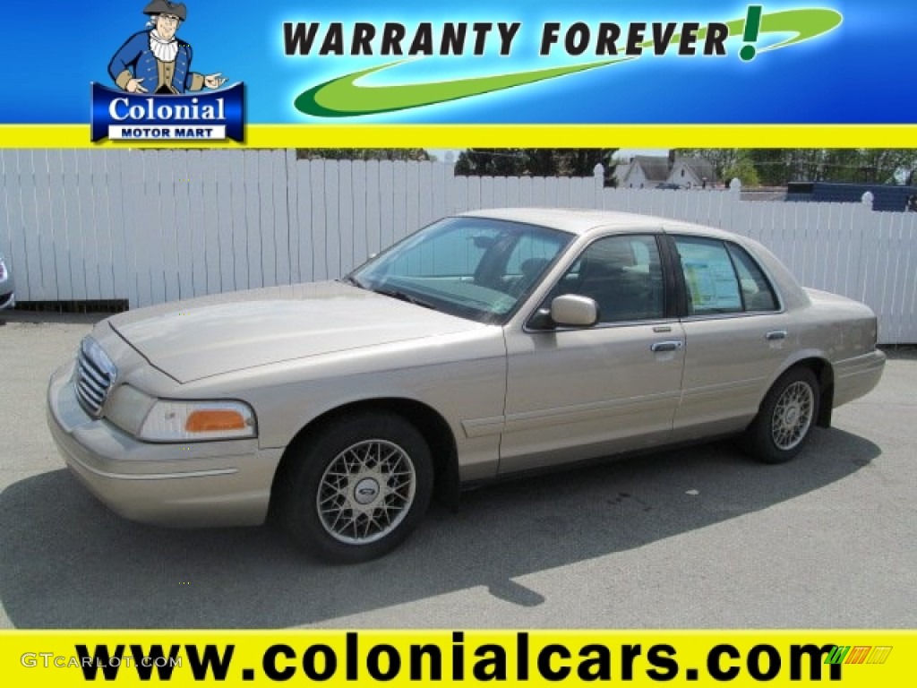 Harvest Gold Metallic Ford Crown Victoria