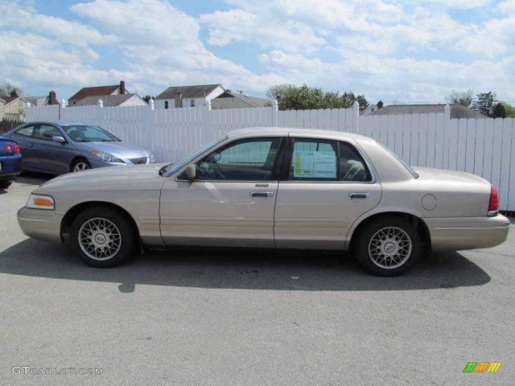 1999 Crown Victoria LX - Harvest Gold Metallic / Medium Parchment photo #2