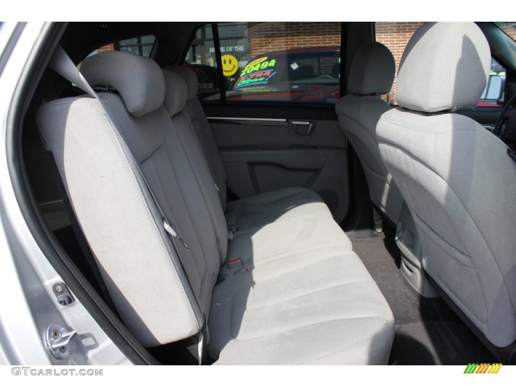 2008 Santa Fe Limited 4WD - Bright Silver / Gray photo #14