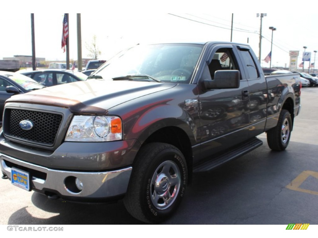 2006 F150 XLT SuperCab 4x4 - Dark Shadow Grey Metallic / Medium/Dark Flint photo #1