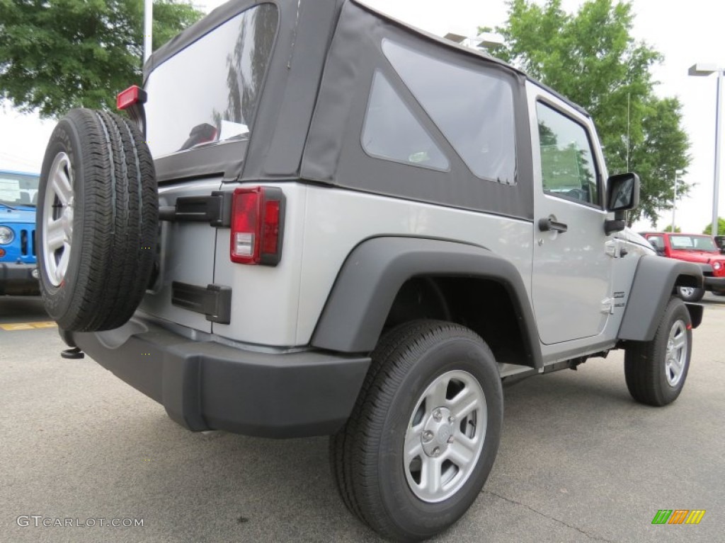 2012 Wrangler Sport 4x4 - Bright Silver Metallic / Black photo #3