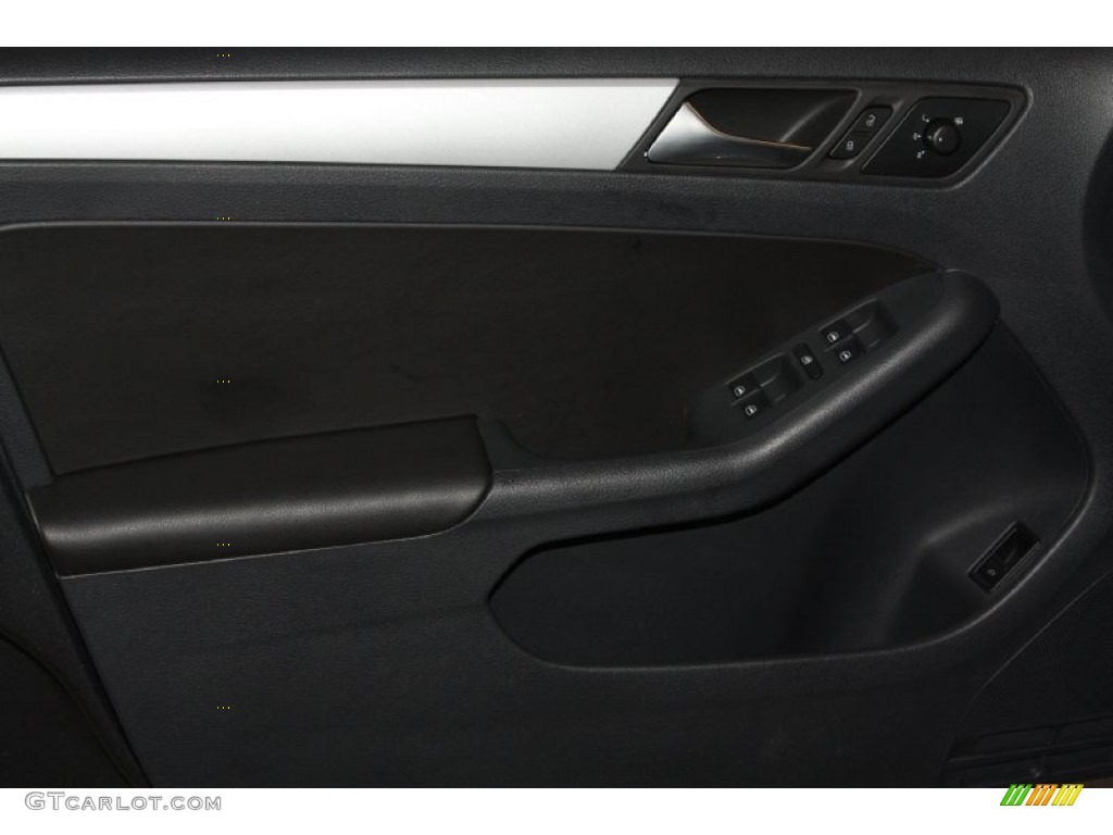 2012 Jetta SEL Sedan - Platinum Gray Metallic / Titan Black photo #9