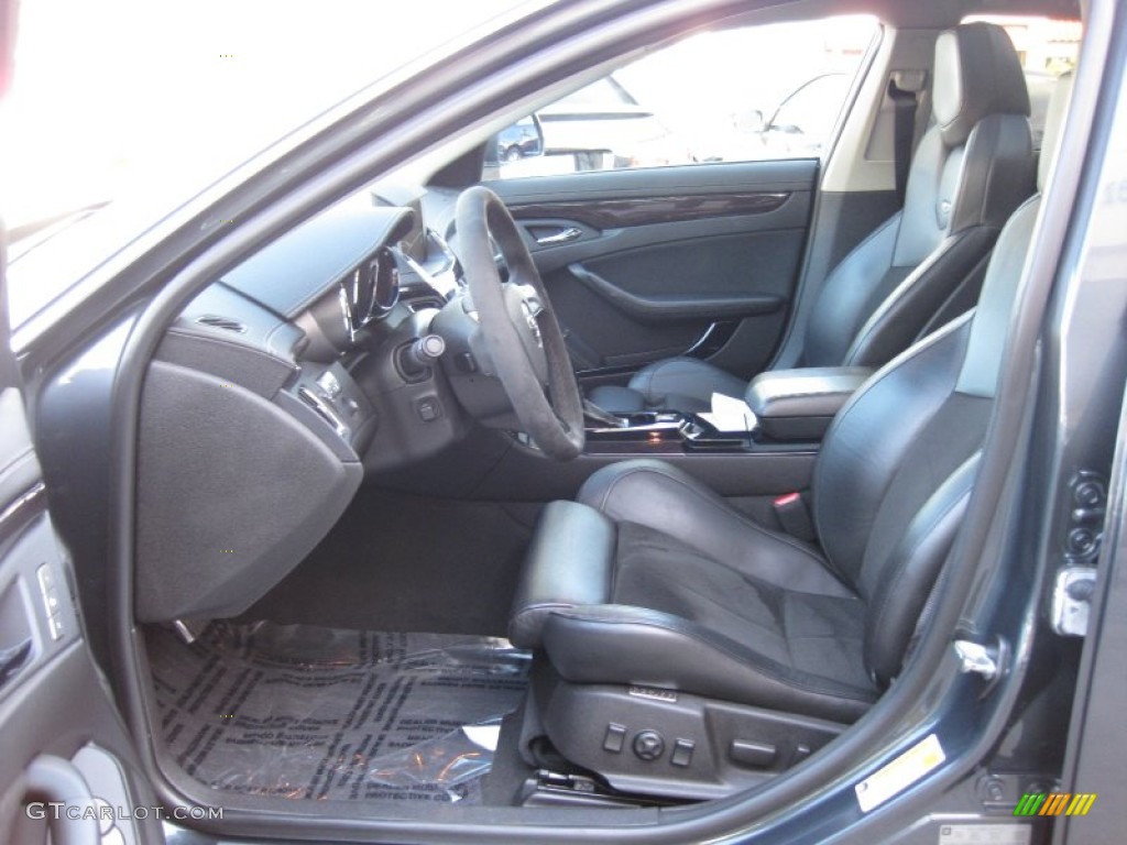Ebony Interior 2010 Cadillac CTS -V Sedan Photo #63881365