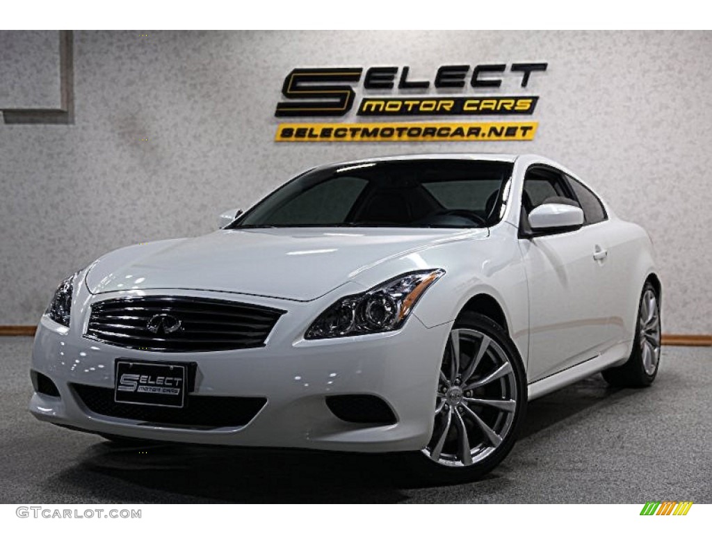 2010 G 37 S Sport Coupe - Moonlight White / Graphite photo #1