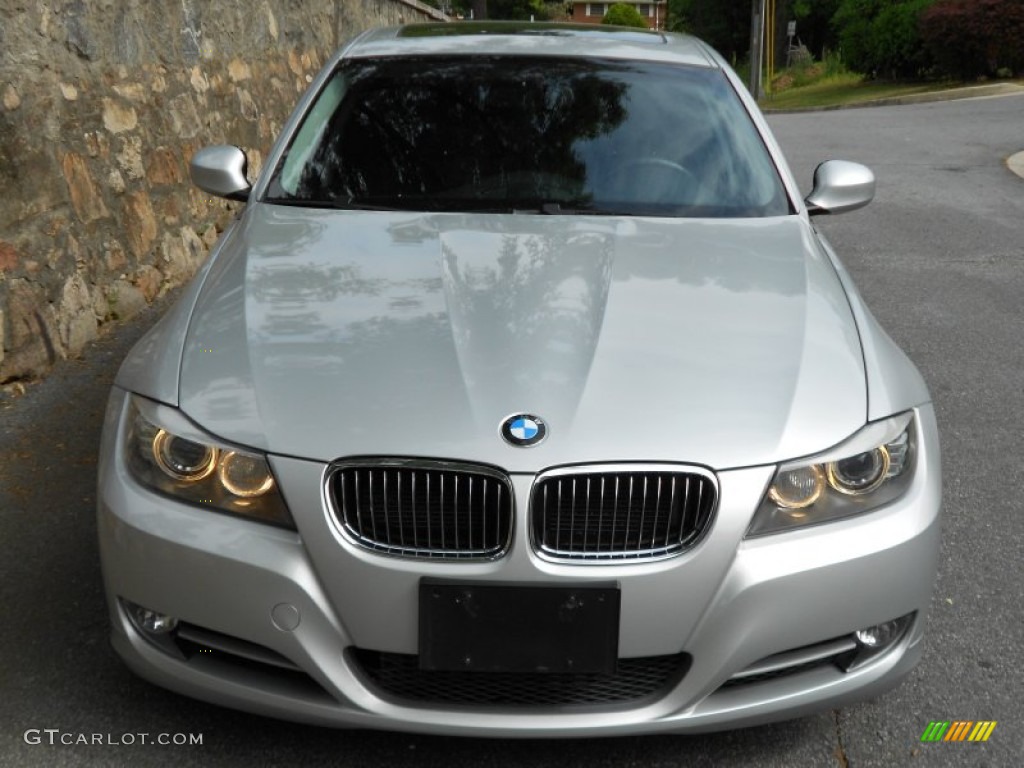 2009 3 Series 335i Sedan - Titanium Silver Metallic / Black photo #3