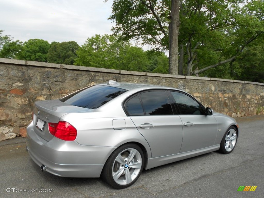 2009 3 Series 335i Sedan - Titanium Silver Metallic / Black photo #12