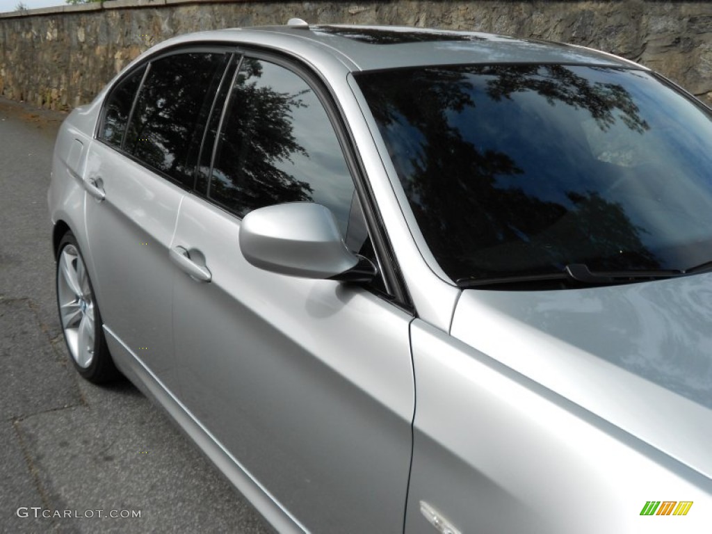 2009 3 Series 335i Sedan - Titanium Silver Metallic / Black photo #13