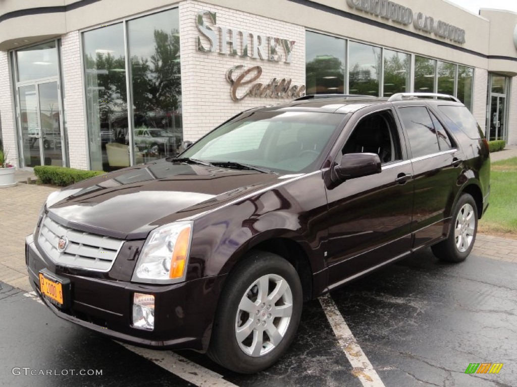 2008 SRX 4 V8 AWD - Black Cherry / Ebony/Ebony photo #1