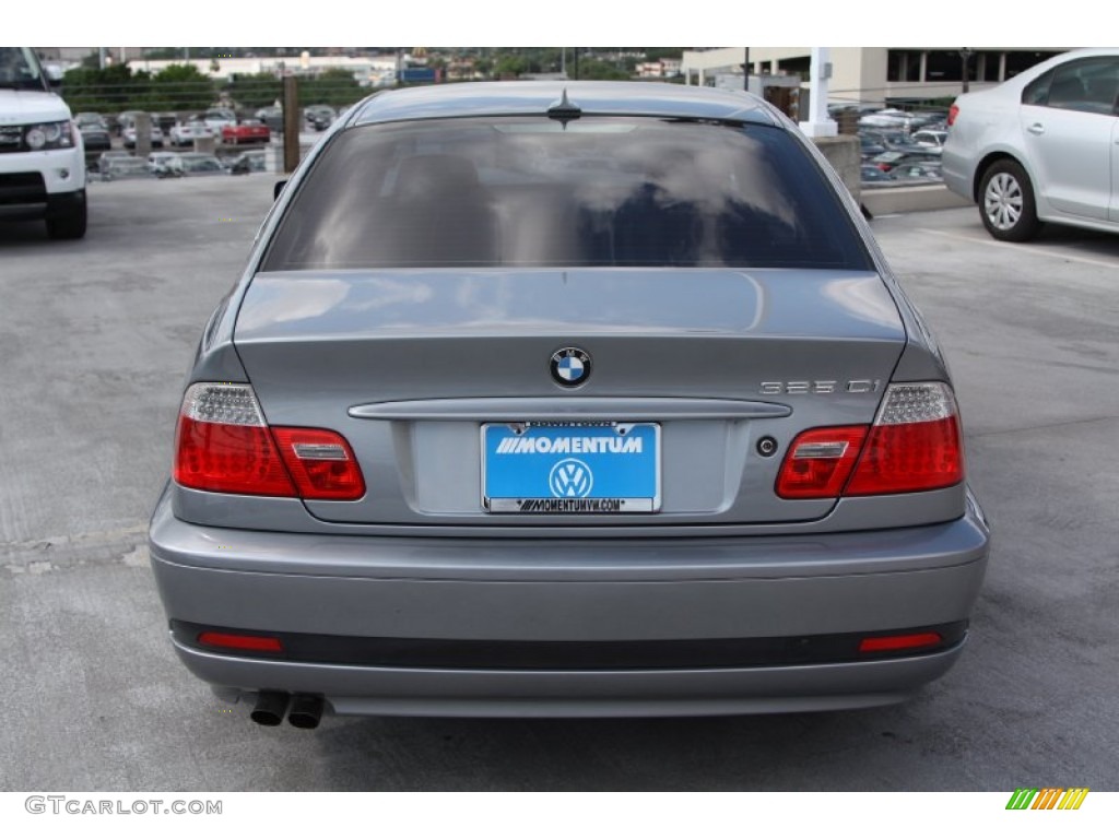 2004 3 Series 325i Coupe - Silver Grey Metallic / Black photo #6