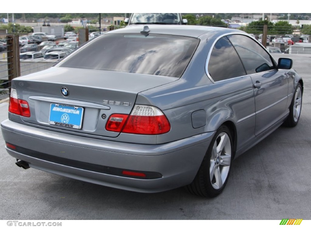 2004 3 Series 325i Coupe - Silver Grey Metallic / Black photo #7