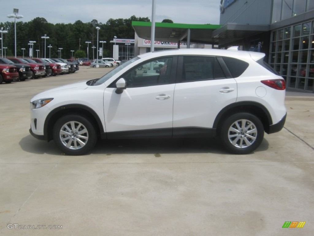 2013 CX-5 Touring - Crystal White Pearl Mica / Sand photo #2