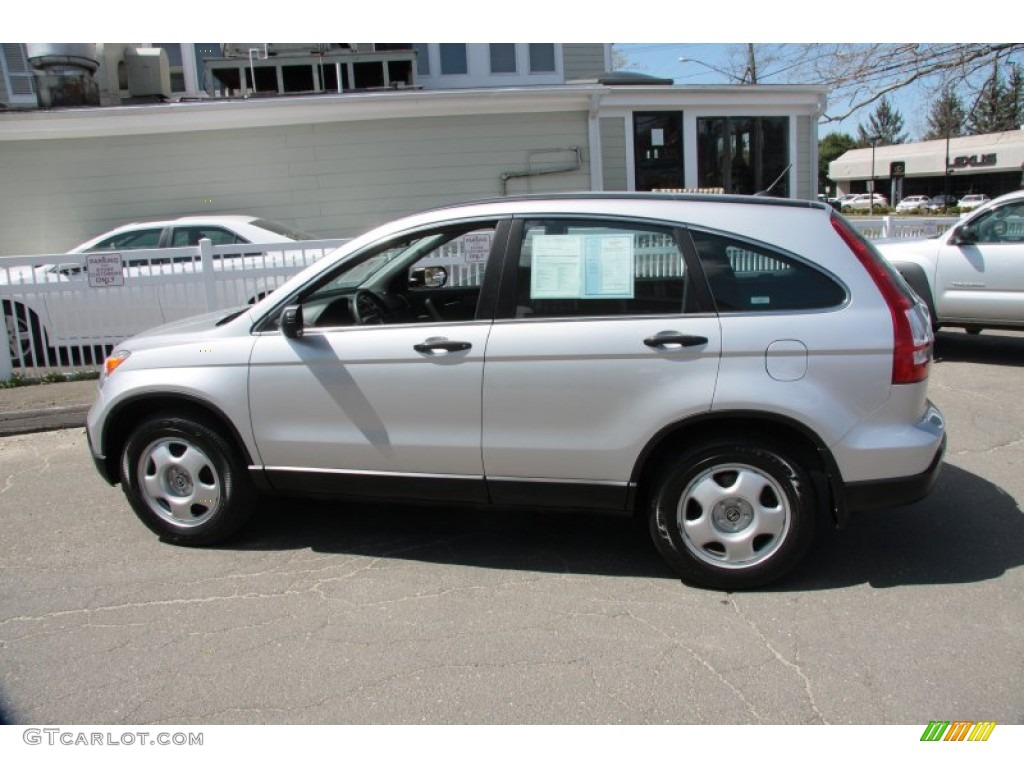 2009 CR-V LX 4WD - Alabaster Silver Metallic / Black photo #10