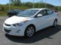 2013 Shimmering White Hyundai Elantra Limited  photo #3