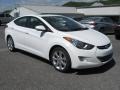 2013 Shimmering White Hyundai Elantra Limited  photo #5