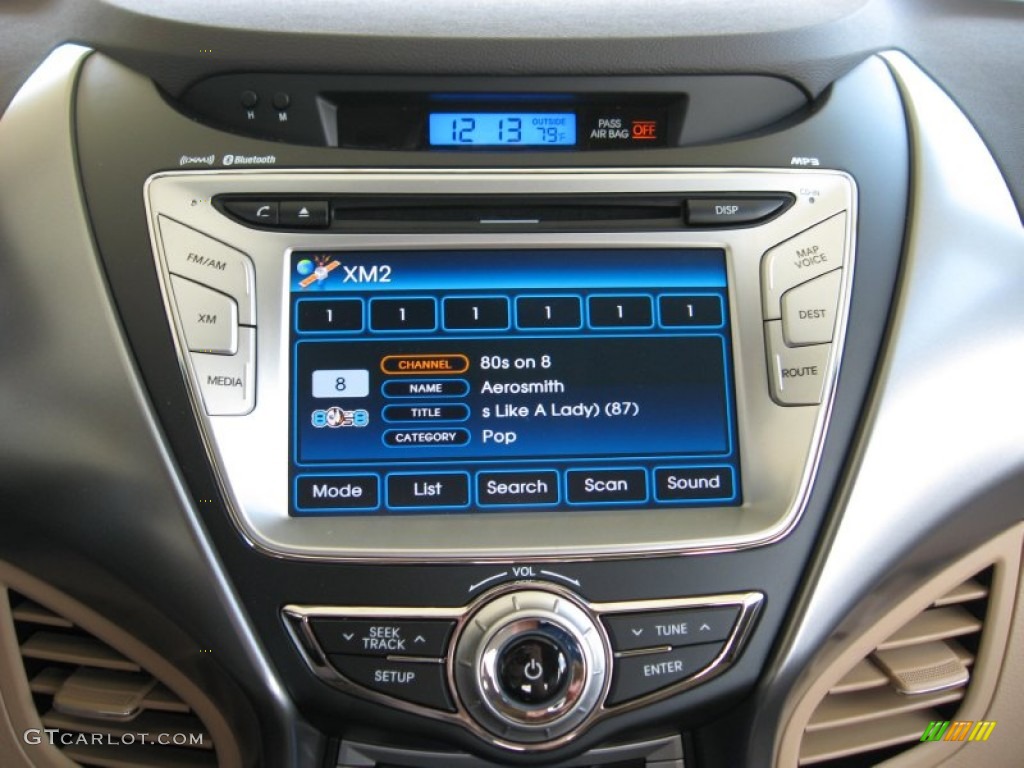 2013 Elantra Limited - Shimmering White / Beige photo #25