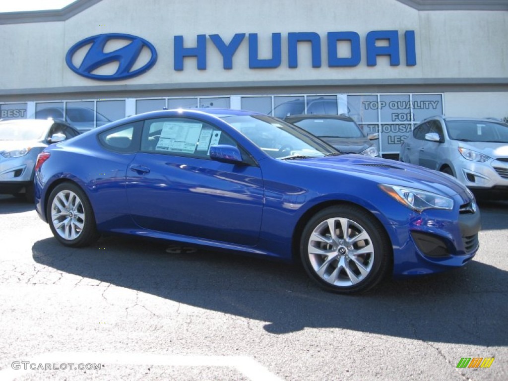 Shoreline Drive Blue Hyundai Genesis Coupe