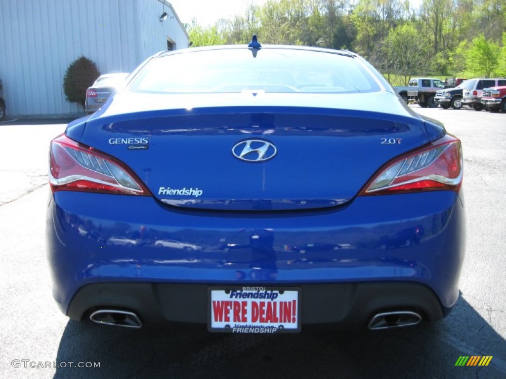 2013 Genesis Coupe 2.0T - Shoreline Drive Blue / Black Cloth photo #8