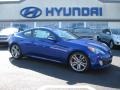 2012 Mirabeau Blue Hyundai Genesis Coupe 3.8 Track  photo #1