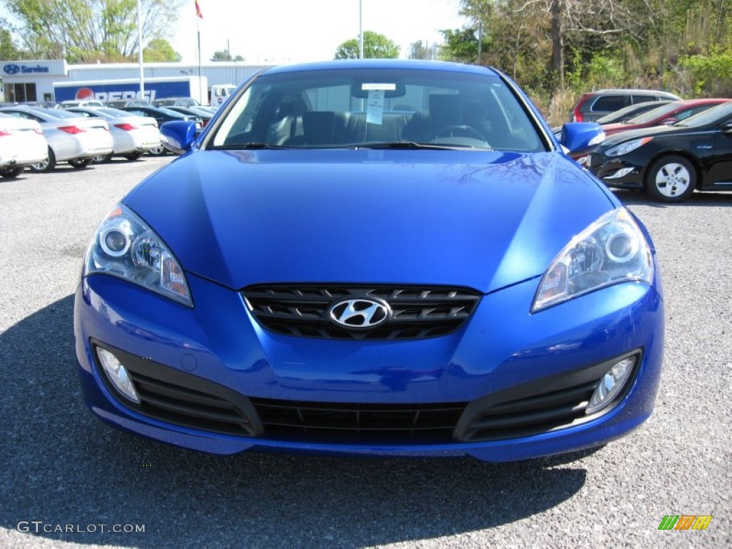 Mirabeau Blue 2012 Hyundai Genesis Coupe 3.8 Track Exterior Photo #63885647