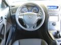 2012 Hyundai Genesis Coupe Black Leather Interior Steering Wheel Photo