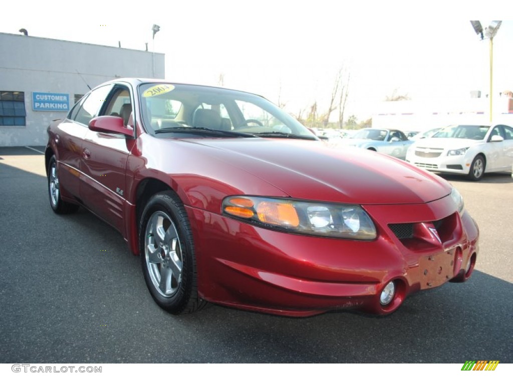 2004 Bonneville SLE - Crimson Red / Taupe photo #7